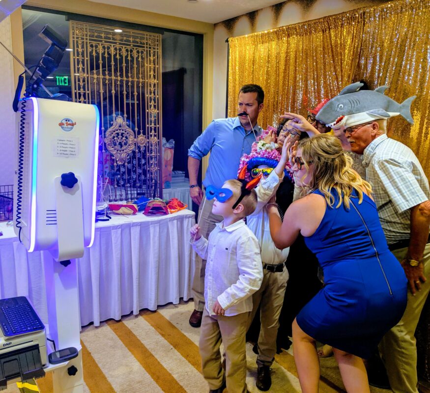 Wedding event photo booth rental in Madison, Wi